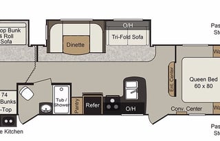 2019 Keystone RV Passport 3220BH Grand Touring