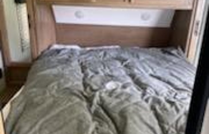 Bedroom with cabinet space