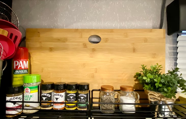 Spice Rack-stocked with basic spices