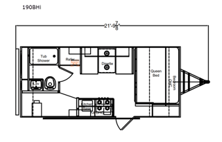 2023 Riverside RV Intrepid 190BHi