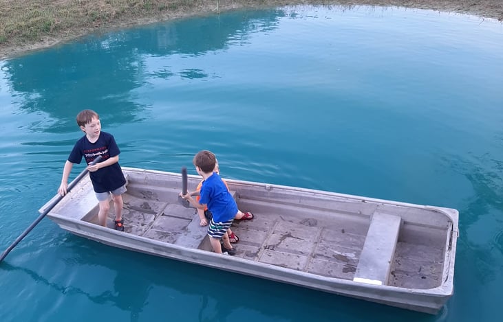 Kids enjoy the pond and lake life!