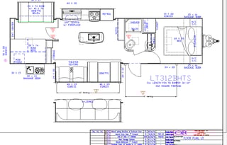 2019 Highland Ridge Bunk House with HUGE couch