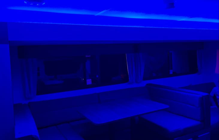 Cool Blue LED interior lights