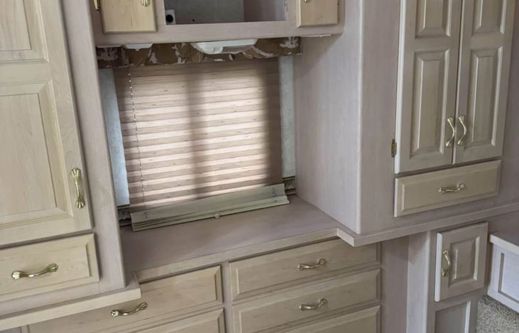 Private bedroom cabinets