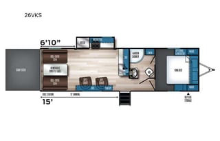 2021 Forest River RV Vengeance Rogue 26VKS