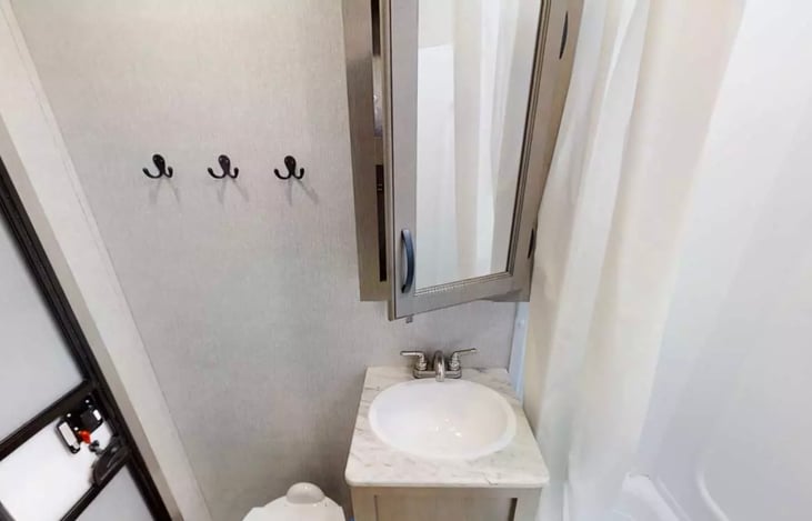 Bathroom # 2 with separate entrance/exit.