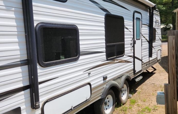 Exterior with storage