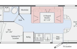 Spacious Easy To Drive 24' Winnebago Chalet 3 Beds