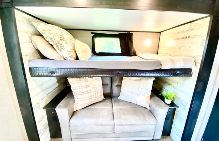 Bunk room fold out couch