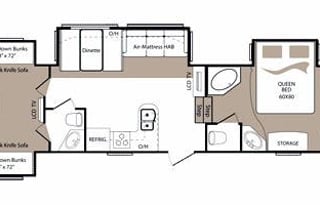 Keystone – 2nd Bed Room w/ Half Bath Sleeps 10