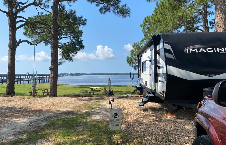 Holiday campground in the Florida big bend