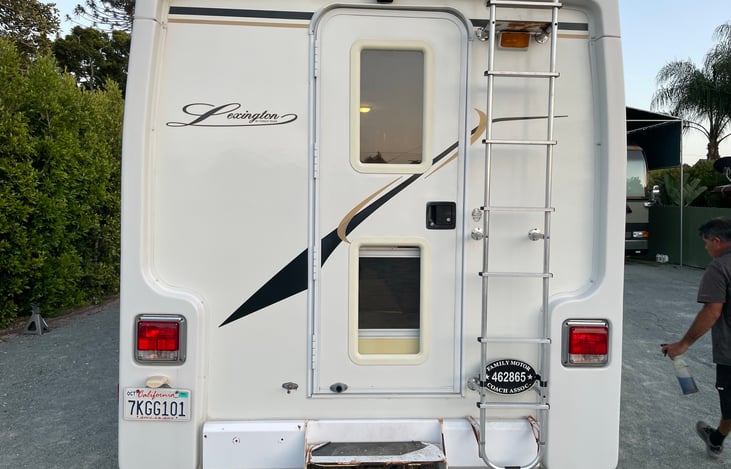 The rear door is great as it saves space and provides a very fluid and open floor plan.