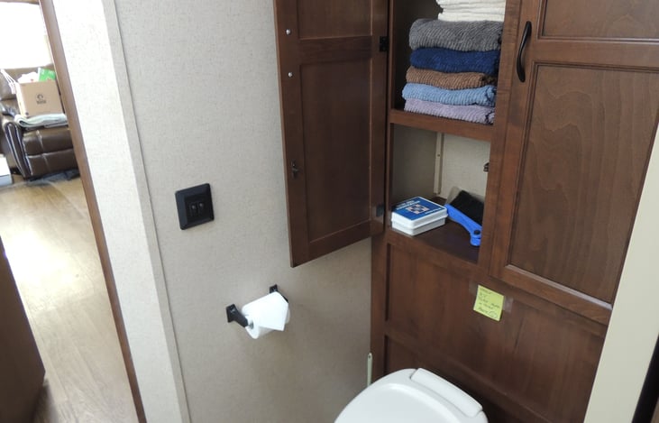 First aid kit, bath towels, beach towels,sheets, pillows , pillow cases,blankets, table cloths, bath mat, front door mat, broom