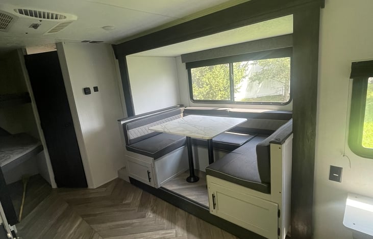 Roomy floor plan with dinette