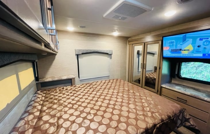 Queen Size Bed in Bedroom