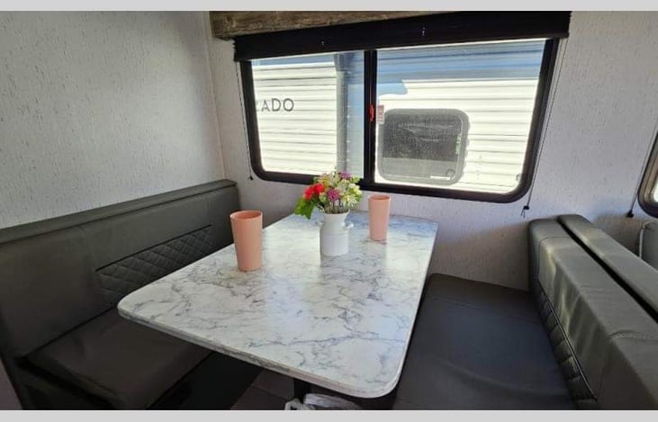 Comfy seats for the family meals.