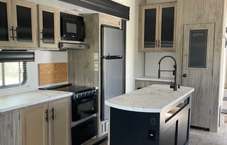 Our RV is Pet and Kid friendly.It's a nice getaway