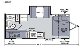 2022 Coachmen RV Apex Nano 194BHS