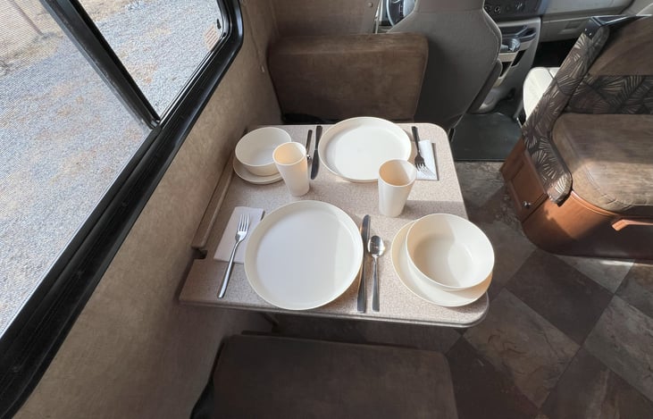 Overflow dining/kids' table