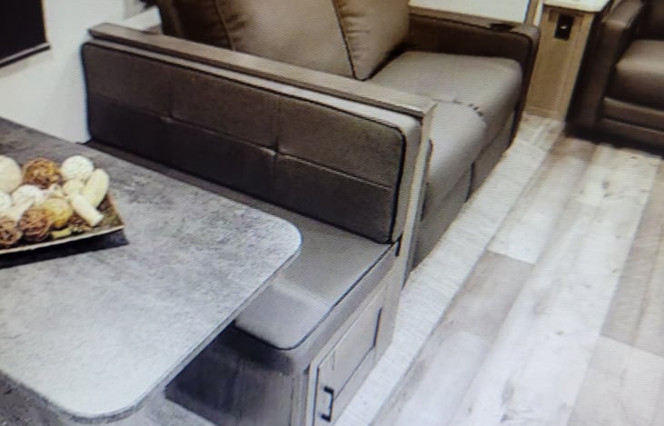 kitchen table, also fold out to twin bed