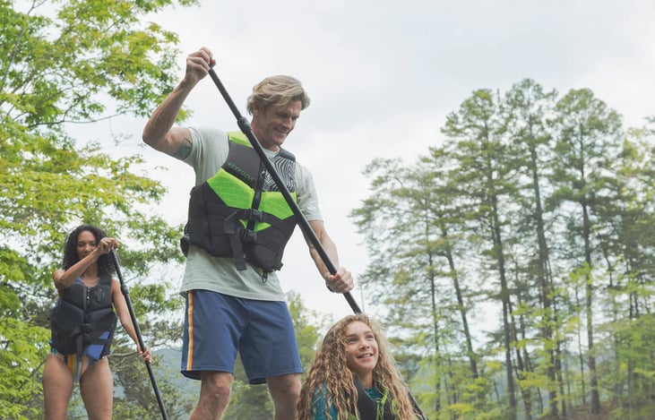 2 Stand-Up Paddle Boards (SUP's) are available to Rent as Add-Ons!  SUP Rental includes: Life Jackets; Paddles, Electric & Hand-Pumps, Carry Case.