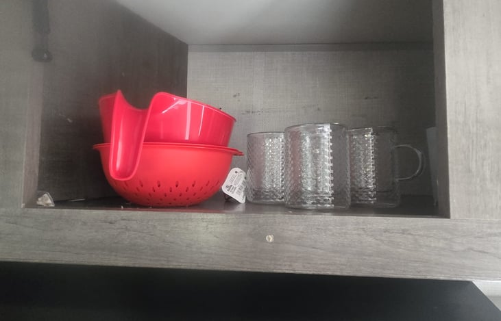 fully stocked kitchen