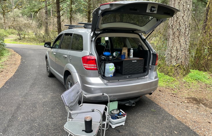 This lightweight, minimalist camping rig has the creature comforts of home but with the ease of a car.