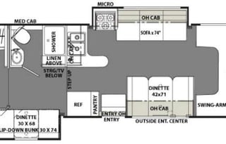 2016 31F Bunkhouse Coachmen Freelander