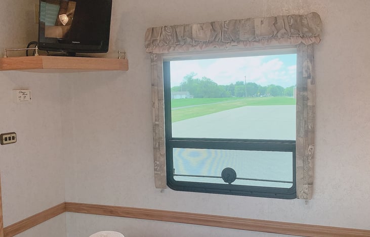 Enjoy your favorite shows from the comfort of your bed.