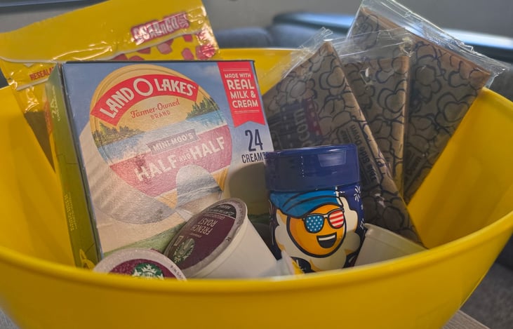 Coffee and snacks