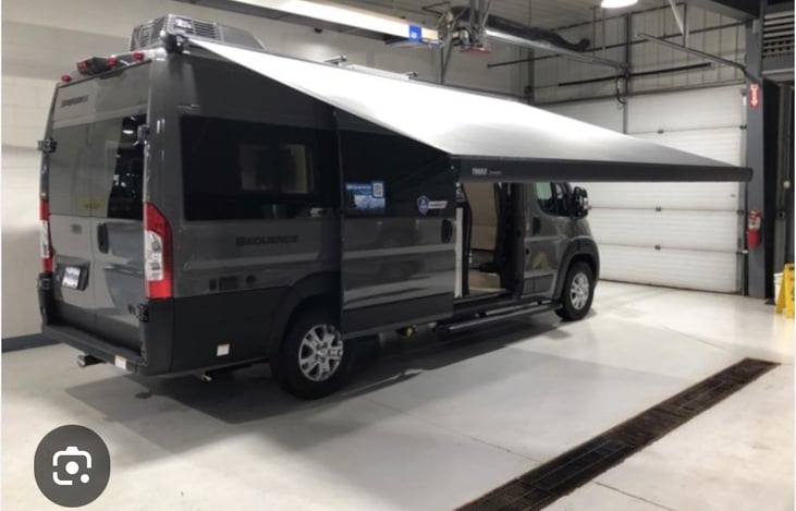 Full size awning.