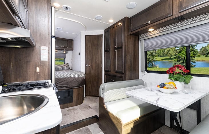 Looking towards the back of RV.