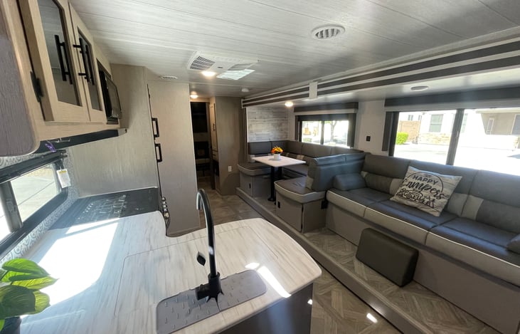 Beautiful Living Area with a "Super Slide"