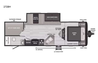2022 Keystone RV Hideout 272BH