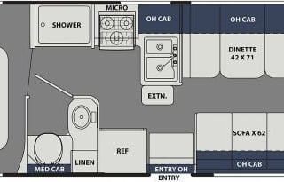 2022 Coachmen RV Freelander 27QB Ford 350
