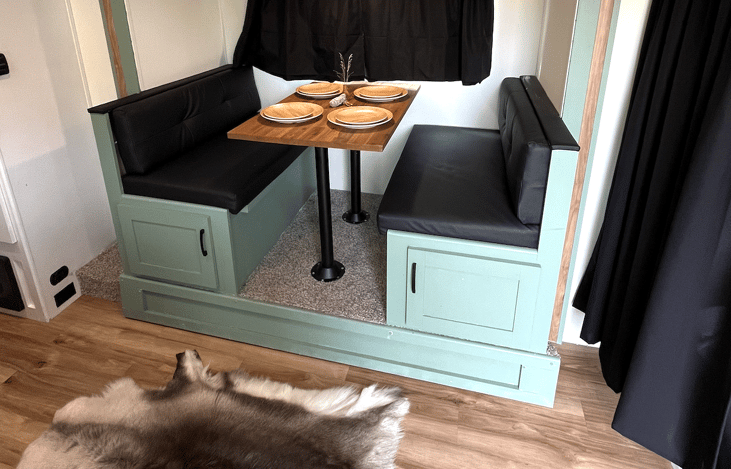 Butchers block dinning table