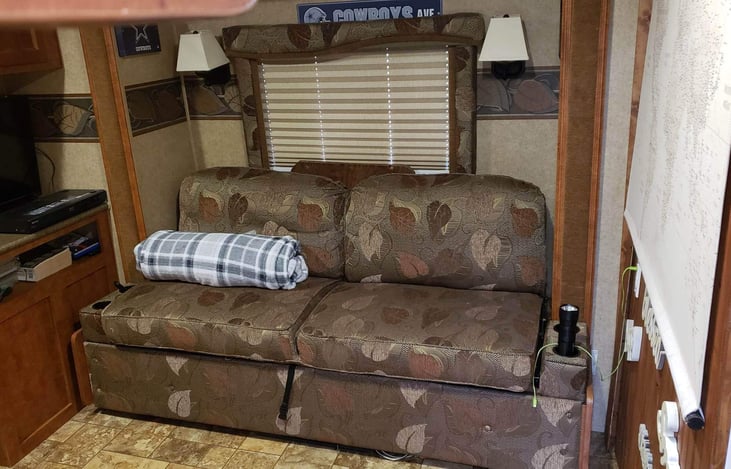 Couch and Layout Bed