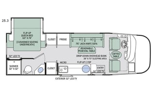 2018 Thor Motor Coach Vegas 25.3