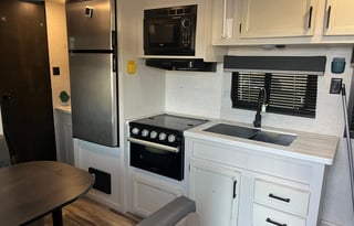 Cozy, fully stocked off-grid escape