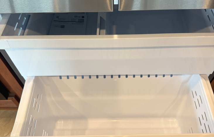 Full size pull out freezer