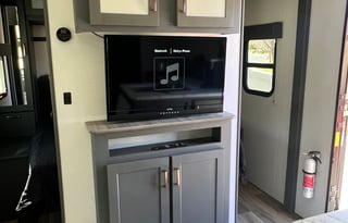 The Farmhouse travel trailer.