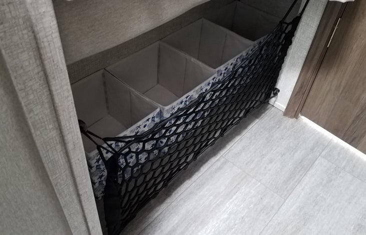 Storage Space Under Bunks