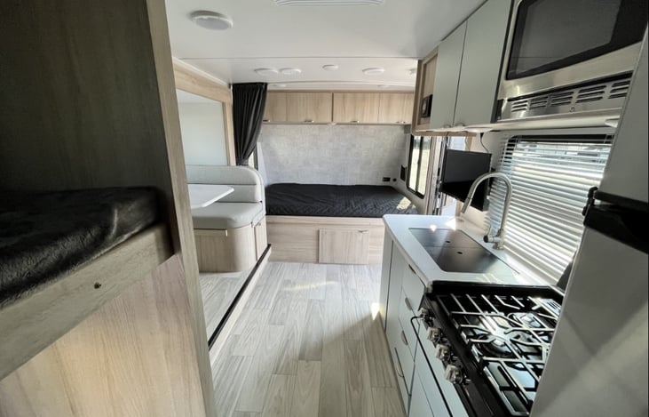 View from the bathroom door.