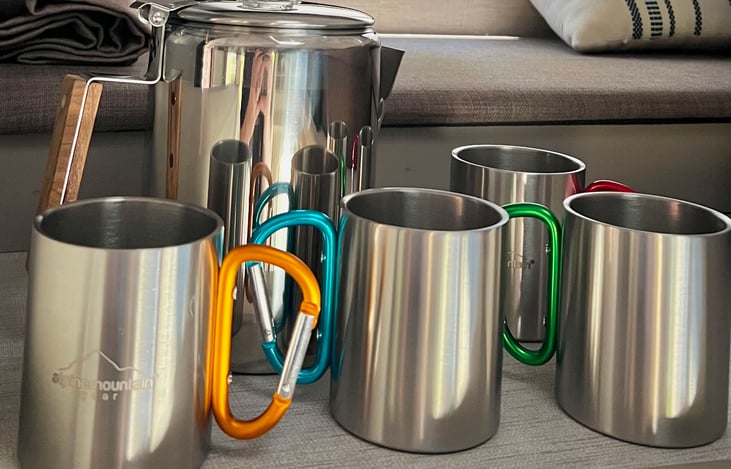 Percolator and 4xcups