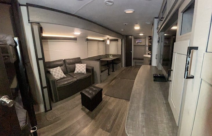 Spacious living space with large slide-out!