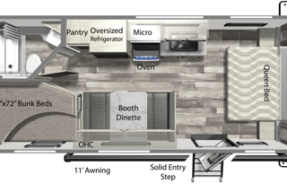 2021 Dutchmen RV Coleman Lantern LT Series 17B