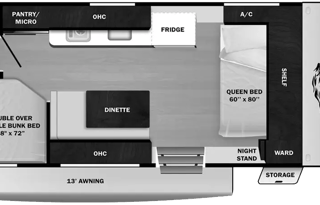 2026 Open Range 22ft Bunkhouse Camper, New!