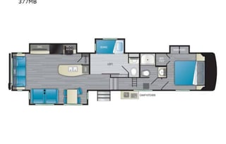 Gorgeous 5th wheel for large group - sleeps 8!