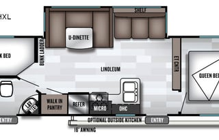 2019 Forest River 26' bunk house-Delivered