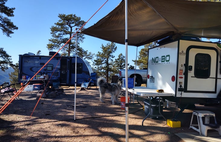 Camping with friends